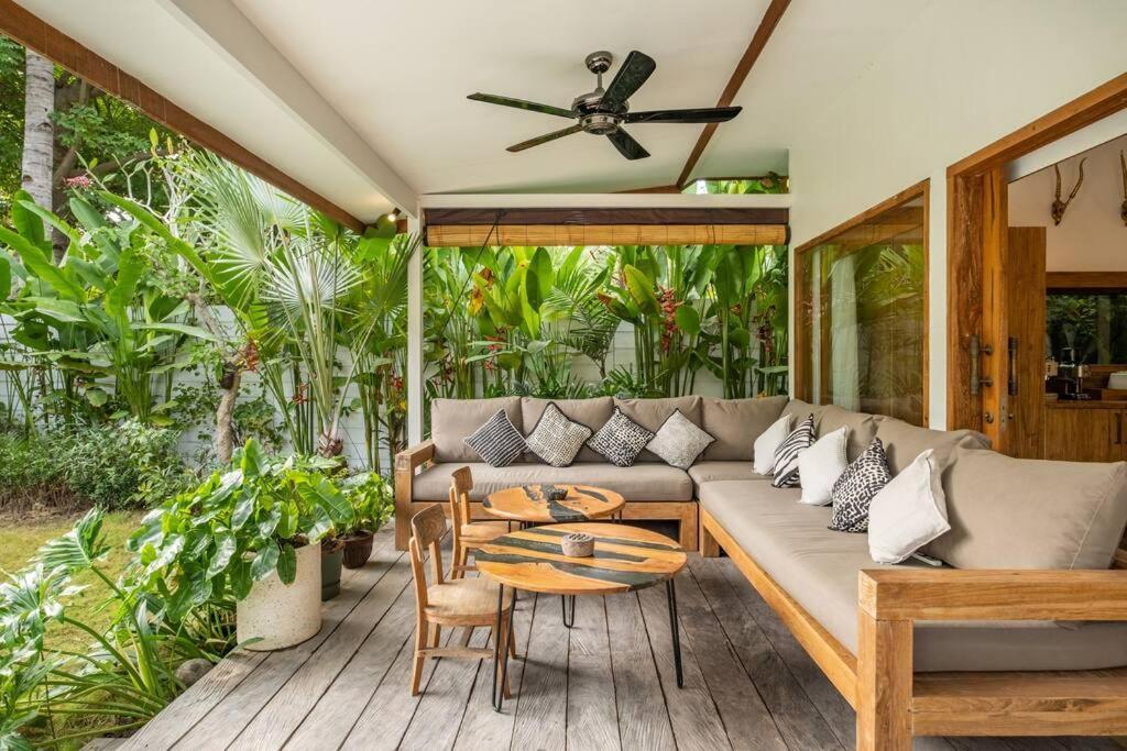 Designer New 3Bdr - Lush Garden+Pool Villa Gili Trawangan Exterior photo